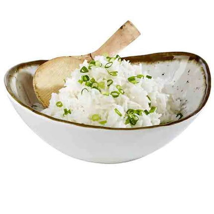 GGM Gastro (6 pcs) Bowl - STONE ART - Melamine - 0.6L - 230x190mm - Depth: 65mm - White/Brown