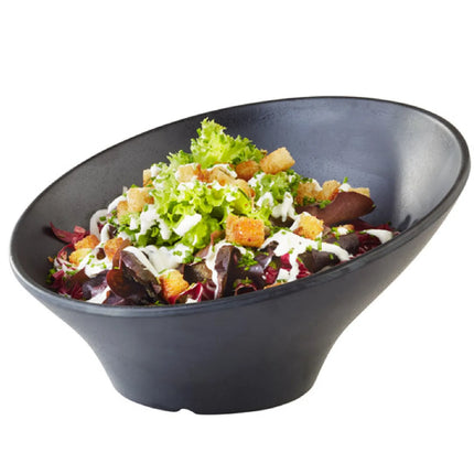 GGM Gastro (6 pcs) Bowl - ZEN - Melamine - 0.8L - 225x225mm - Depth: 125mm - Black