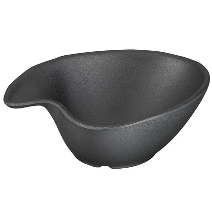 GGM Gastro (6 pcs) Bowl - ZEN - Melamine - 200ml - 145x125mm - Depth: 50mm - Black