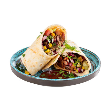 GGM Gastro (6 pcs) CANCUN | Canapé Plate - Melamine - Ø180mm - Blue/Brown