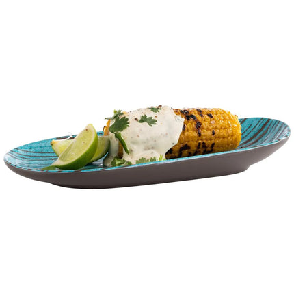 GGM Gastro (6 pcs) CANCUN | Platter - Melamine - 280x135mm - Blue/Brown