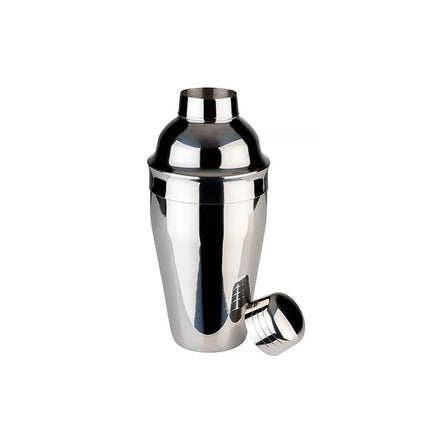 GGM Gastro (6 pcs) Cobbler Cocktail Shaker - 3-piece set - Stainless steel - 0.5L
