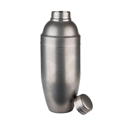 GGM Gastro (6 pcs) Cobbler Cocktail Shaker - PREMIUM - 3-piece set - Stainless steel - 0.70L