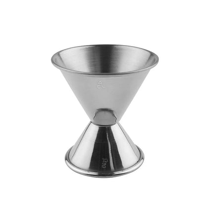 GGM Gastro (6 pcs) Cocktail Jigger - Stainless Steel - 20ml & 40ml - external volume markings - CE marked