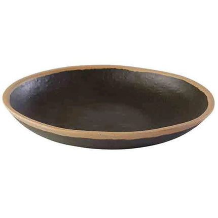 GGM Gastro (6 pcs) CROCKER | Plate - Melamine - Ø205mm - Terracotta/Black