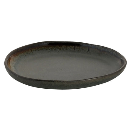 GGM Gastro (6 pcs) DAVIDE | Plate - flat - Stoneware - Ø170mm - Brown