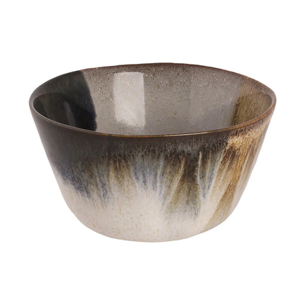 GGM Gastro (6 pcs) Dessert Bowl - AQUAREL - Stoneware - Ø 150mm - Beige/Blue