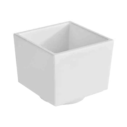 GGM Gastro (6 pcs) Dessert Bowl - ASIA PLUS - Melamine - 0.16L - square - 75x75mm - Depth: 65mm - White