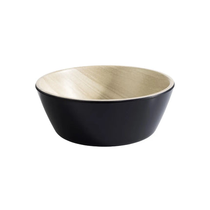 GGM Gastro (6 pcs) Dessert Bowl - FRIDA - Melamine - 250ml - square - 125x125mm - Depth: 45mm - Black & Beige