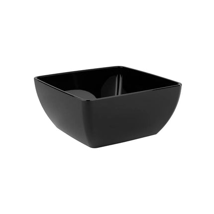 GGM Gastro (6 pcs) Dessert Bowl - FRIENDLY - PET - 140ml - square - 90x90mm - Depth: 40mm - Black