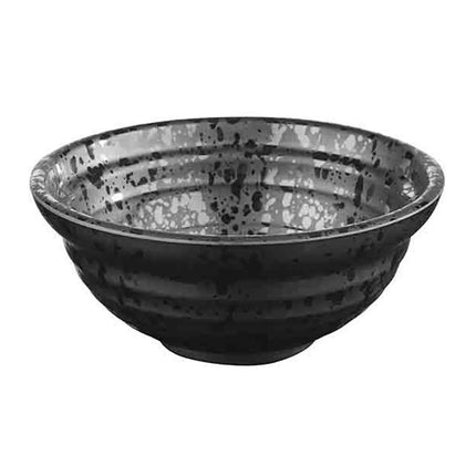 GGM Gastro (6 pcs) Dessert Bowl - GLAMOUR - Melamine - 250ml - square - 120x120mm - Depth: 50mm - Black