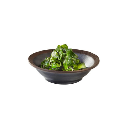 GGM Gastro (6 pcs) Dessert Bowl - MARONE - Melamine - 200ml - round - Ø 140mm - Black/Brown
