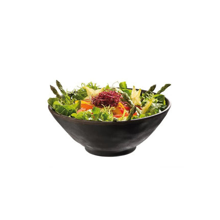 GGM Gastro (6 pcs) Dessert Bowl - MARONE - Melamine - 300ml - round - Ø 140mm - Black/Brown