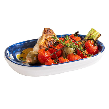GGM Gastro (6 pcs) Dessert Bowl - MEDITERRANEAN - Melamine - 200ml - 182x115mm - Depth: 30mm - Multicolour