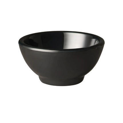 GGM Gastro (6 pcs) Dessert Bowl - PURE - Melamine - 300ml - round - Ø 130mm - Depth: 65mm - Black