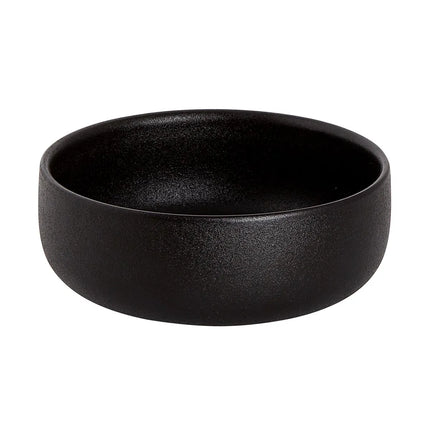 GGM Gastro (6 pcs) Dessert Bowl - Universe - Maastricht - Porcelain - 650ml - round - Ø 140mm - Black