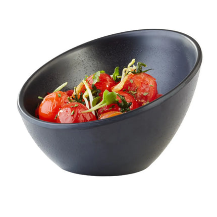 GGM Gastro (6 pcs) Dessert Bowl - ZEN - Melamine - 150ml - square - 125x125mm - Depth: 85mm - Black