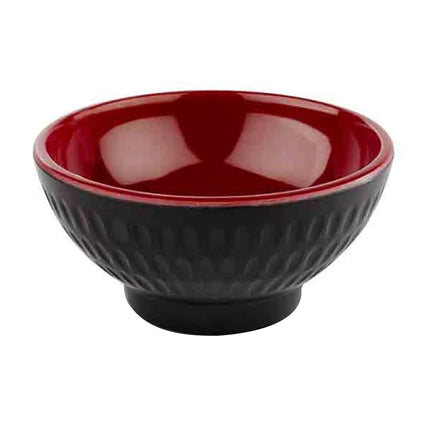 GGM Gastro (6 pcs) Dipping Pot - ASIA PLUS - Melamine - 60ml - 75x75mm - Black/Red