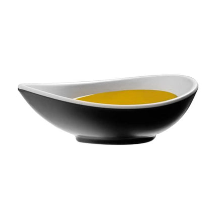 GGM Gastro (6 pcs) Dipping Pot - HALFTONE - Melamine - 50ml - 115x70mm - Black and White