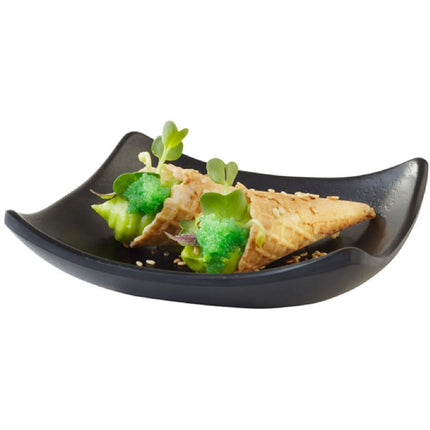 GGM Gastro (6 pcs) Dipping Pot - ZEN - Melamine - 60ml - 105x105mm - Black
