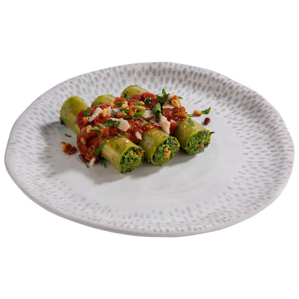 GGM Gastro (6 pcs) FOOTMARK | Plate - Melamine - Ø265mm - White/Grey
