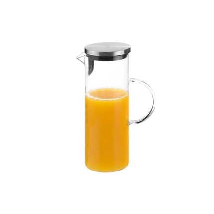 GGM Gastro (6 pcs) Glass Jug - 1.5L - Glass - lid with strainer