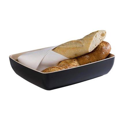 GGM Gastro (6 pcs) GN 1/2 Bowl - FRIDA - Melamine - 4L - 325x265mm - Depth: 75mm - Black