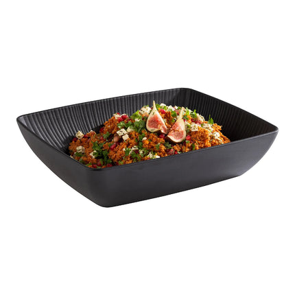 GGM Gastro (6 pcs) GN 1/2 Bowl - NERO - Melamine - 3.5L - 325x265mm - Depth: 75mm - Black