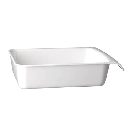 GGM Gastro (6 pcs) GN 1/2 Pan - CASCADE - Melamine - 3.65L - 325x265mm - Depth: 75mm - White