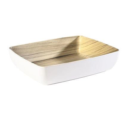 GGM Gastro (6 pcs) GN 1/2 Pan - FRIDA - Melamine - 4L - 325x265mm - Depth: 75mm - White