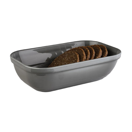 GGM Gastro (6 pcs) GN 1/4 Pan - EMMA - Melamine - 1.5L - 265x162mm - Depth: 75mm - Grey