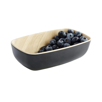 GGM Gastro (6 pcs) GN 1/6 Bowl - FRIDA - Acrylic - 0.5L - 176x108mm - Depth: 55mm - Black