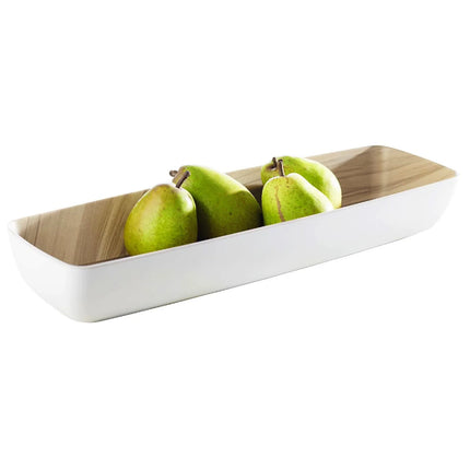 GGM Gastro (6 pcs) GN 2/4 Pan - FRIDA - Acrylic - 3.65L - 530x162mm - Depth: 75mm - Beige/White
