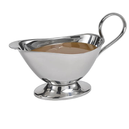 GGM Gastro (6 pcs) Gravy Boat PROFI - Stainless steel 18/8 - 0.4 litres - 225x105x135mm