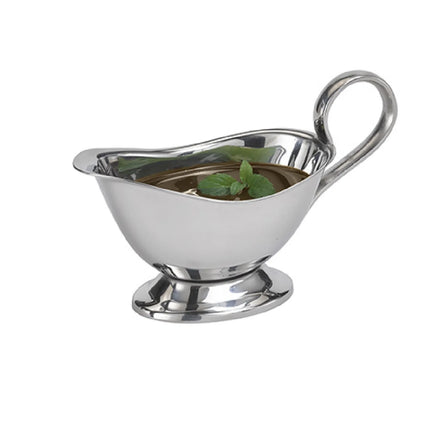 GGM Gastro (6 pcs) Gravy Boat PROFI - Stainless steel 18/8 - 120ml - 160x72x93mm