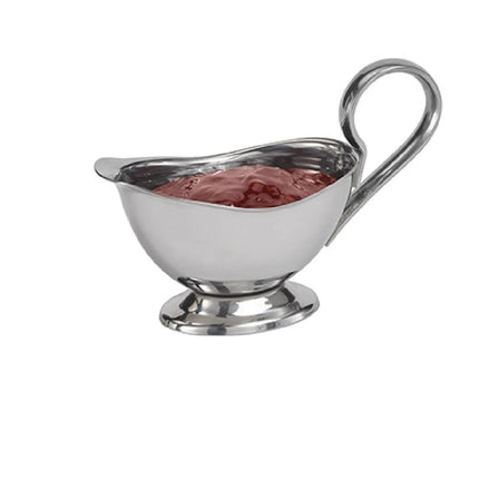 GGM Gastro (6 pcs) Gravy Boat PROFI - Stainless steel 18/8 - 70ml - 130x60x90mm