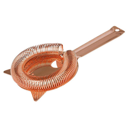 GGM Gastro (6 pcs) Hawthorne Strainer - Stainless Steel - Copper Plated - Ø90mm