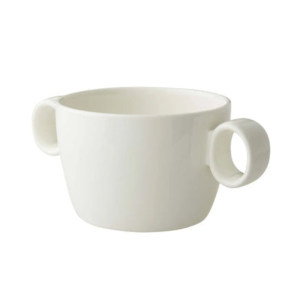 GGM Gastro (6 pcs) LUX - Handled Soup Cup - Maastricht - 300 ml - Ivory