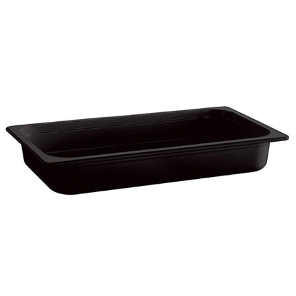 GGM Gastro (6 pcs) Melamine Gastronorm Tray GN 1/1 - ECO - Black - 10.6L - Depth: 100mm