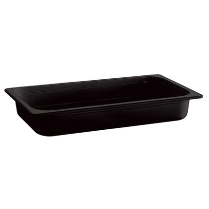 GGM Gastro (6 pcs) Melamine Gastronorm Tray GN 1/1 - ECO - Black - 7.1L - Depth: 65mm