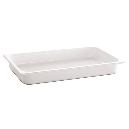 GGM Gastro (6 pcs) Melamine Gastronorm Tray GN 1/1 - ECO - White - 7.1L - Depth: 65mm