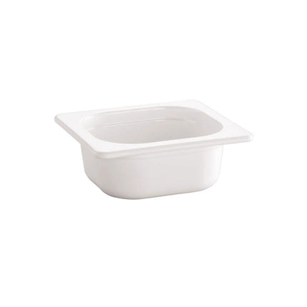 GGM Gastro (6 pcs) Melamine Gastronorm Tray GN 1/6 - ECO - White - 0.8L - Depth: 65mm