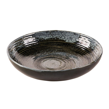 GGM Gastro (6 pcs) METALLIC | Deep Plate - Stoneware - Ø260mm - Silver