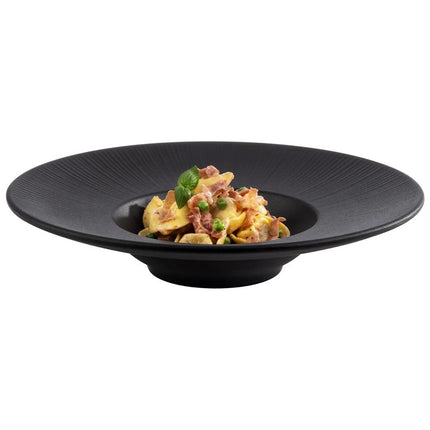GGM Gastro (6 pcs) NERO | Deep Plate - Melamine - Ø290mm - Black