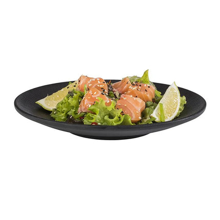 GGM Gastro (6 pcs) NERO | Plate - Melamine - Ø210mm - Black