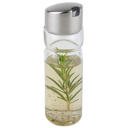 GGM Gastro (6 pcs) Oil and Vinegar Cruets - Glass; Stainless steel lid - Ø50mm - Height: 160mm