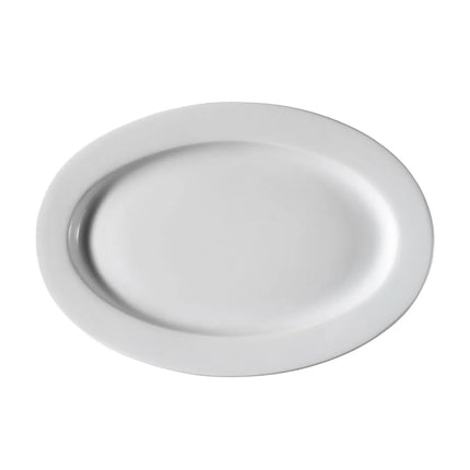 GGM Gastro (6 pcs) PERA | Kebab Platter - oval - Porcelain - 240x180mm - White