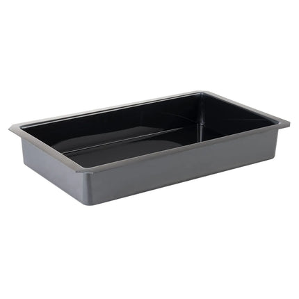 GGM Gastro (6 pcs) Polycarbonate Gastronorm Container GN 1/1 - Black - Depth: 85mm
