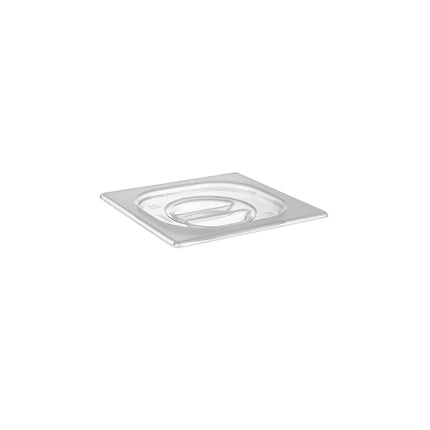 GGM Gastro (6 pcs) Polycarbonate GN Lid GN 1/6 - clear - 176x162x25mm - Height: 25mm