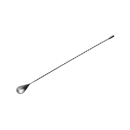 GGM Gastro (6 pcs) Professional Bar Spoon - Stainless Steel - with Twisted Stem - Length 440mm